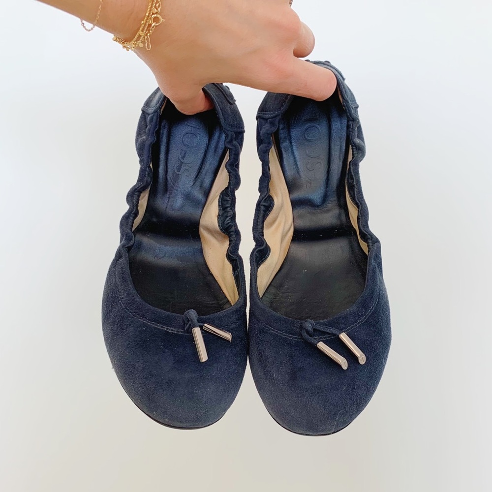 Tod’s Suede Ballerina Flats